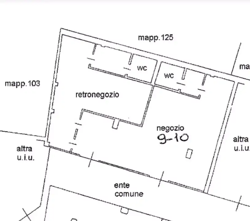 Negozio - Planimetry 1