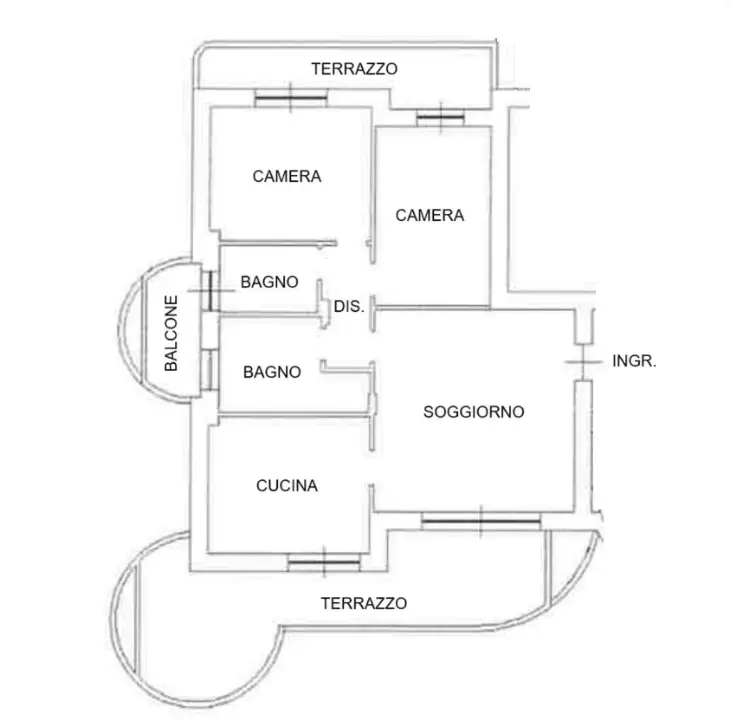 Appartamento - Planimetry 1