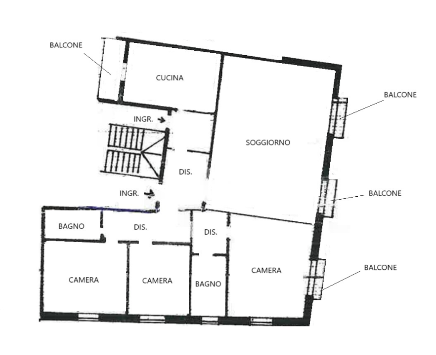 Appartamento - Planimetry 1