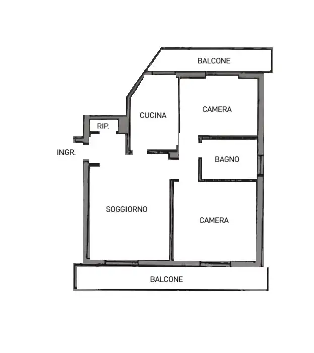Appartamento - Planimetry 1