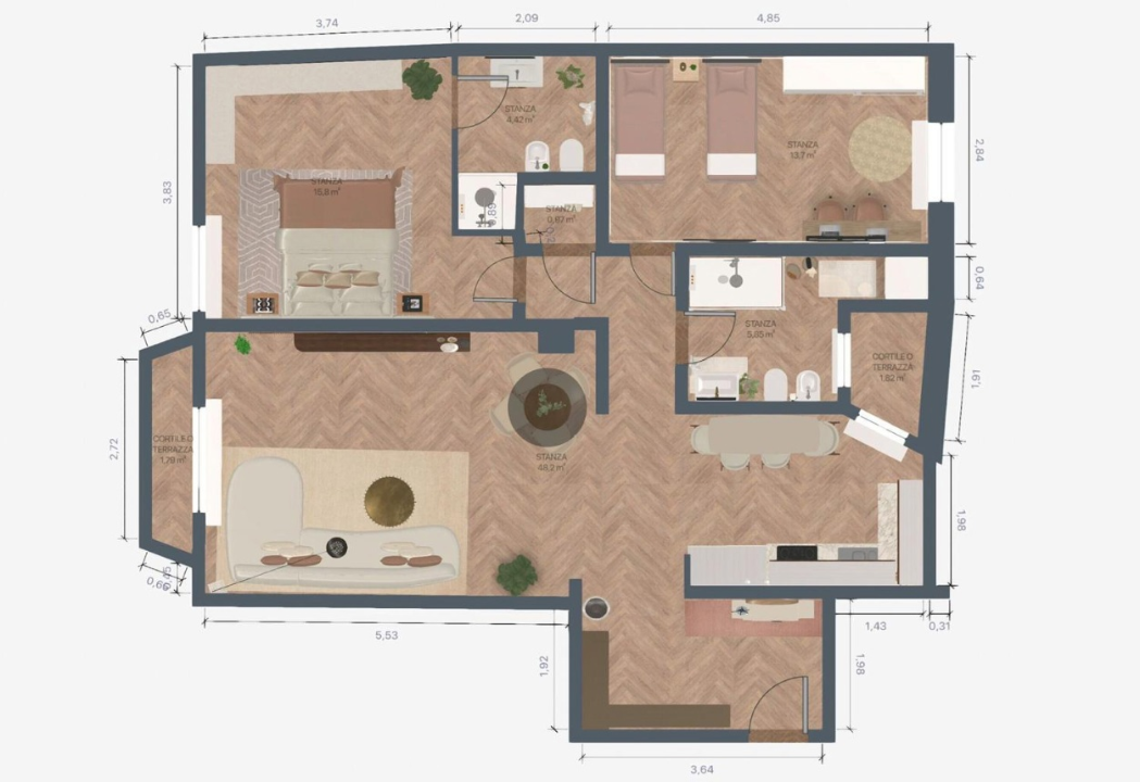 Appartamento - Planimetry 1