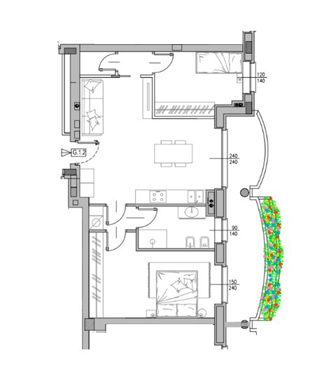 Appartamento - Planimetry 1
