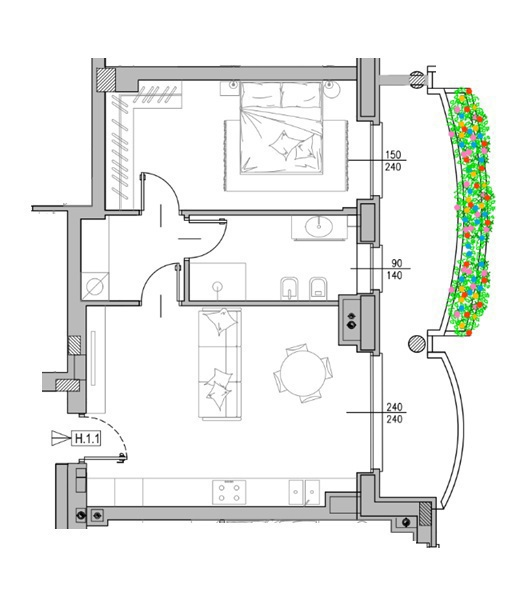 Appartamento - Planimetry 1