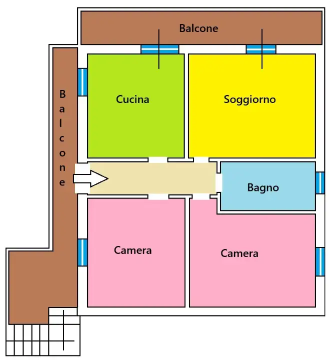 Appartamento - Planimetry 1