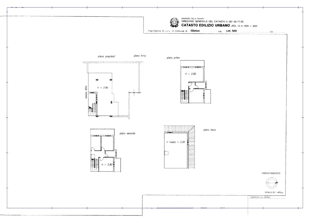 Villa - Planimetry 1
