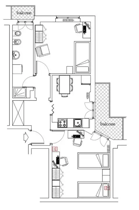Appartamento - Planimetry 1