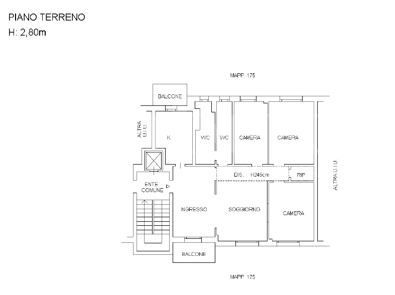 Appartamento - Planimetry 1