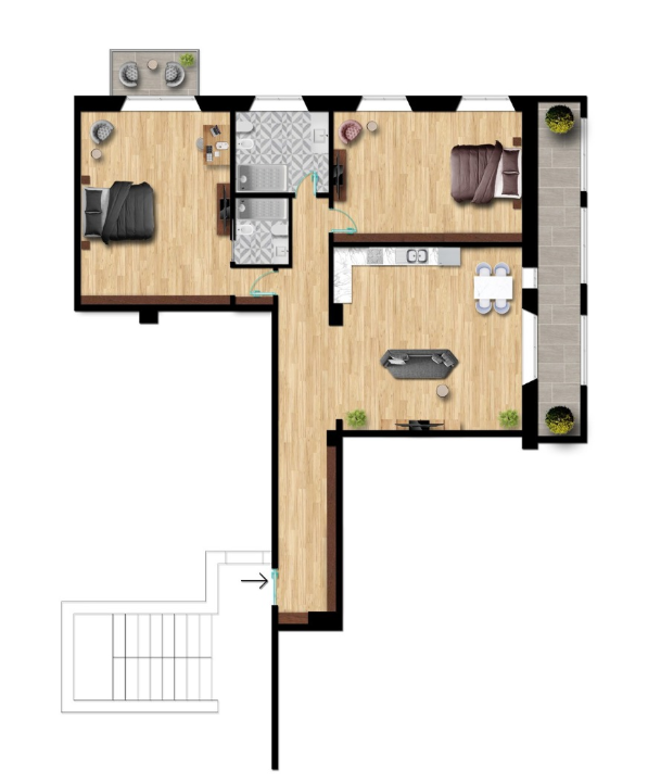 Appartamento - Planimetry 1