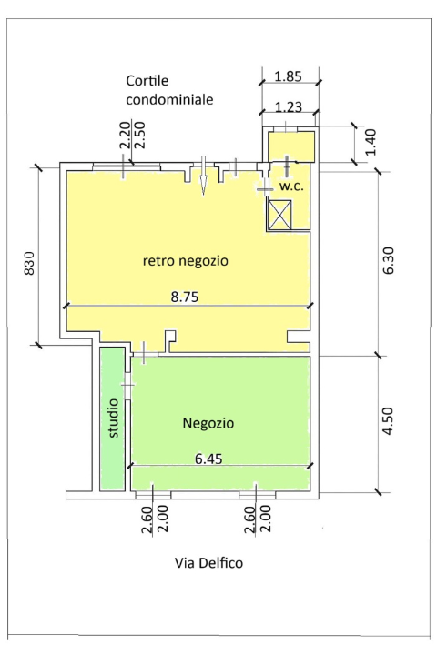 Negozio - Planimetry 1