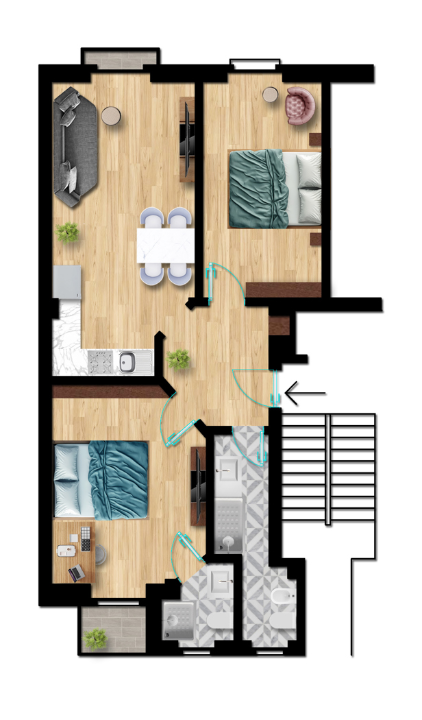 Appartamento - Planimetry 3