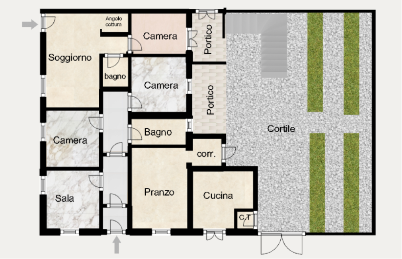Casa Indipendente - Planimetry 1