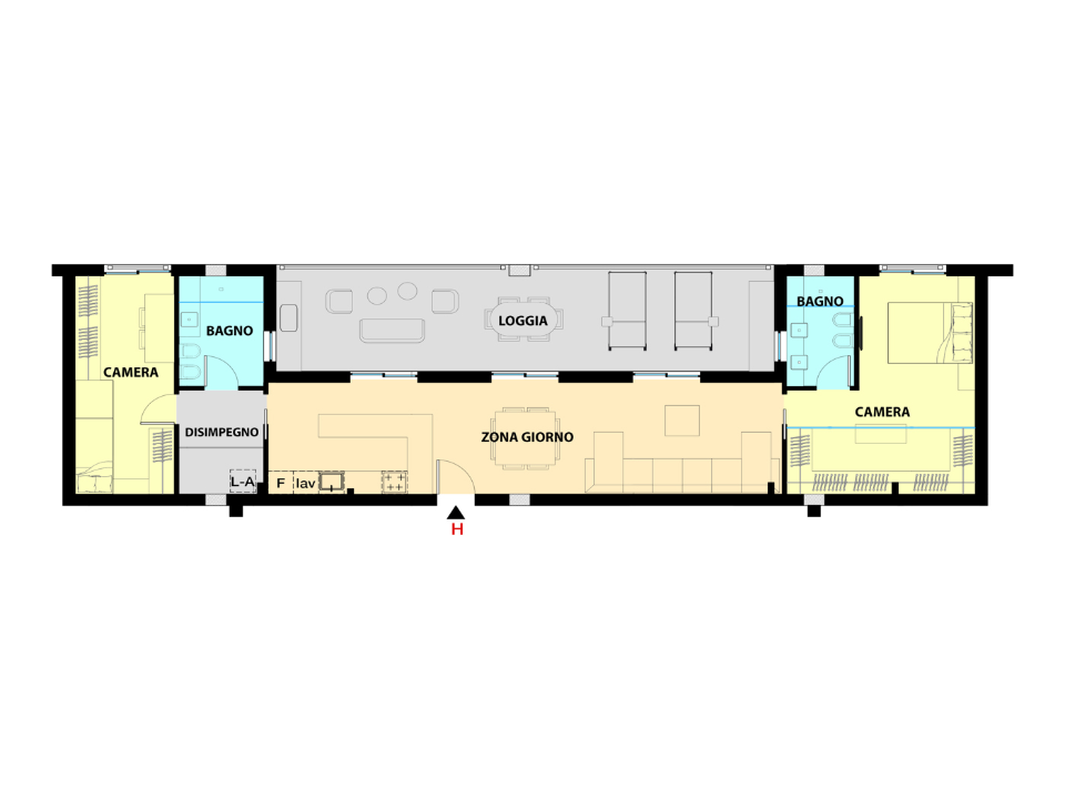Appartamento - Planimetry 1