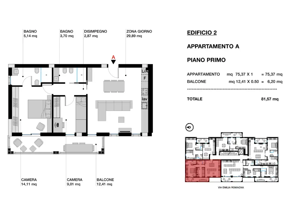 Appartamento - Planimetry 1