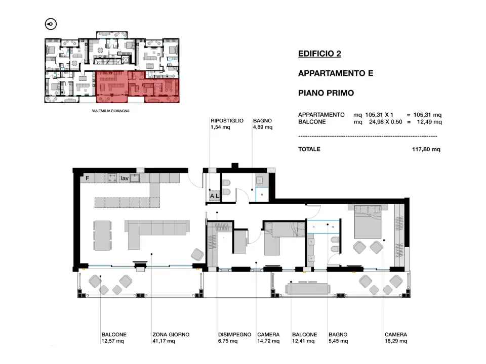 Appartamento - Planimetry 1