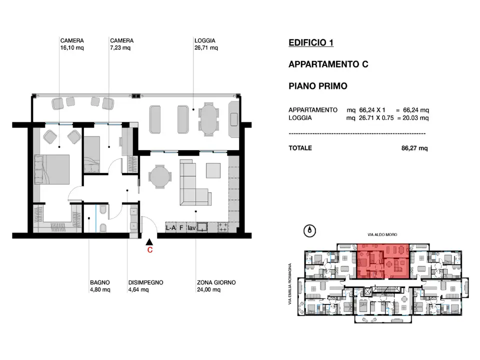 Appartamento - Planimetry 1