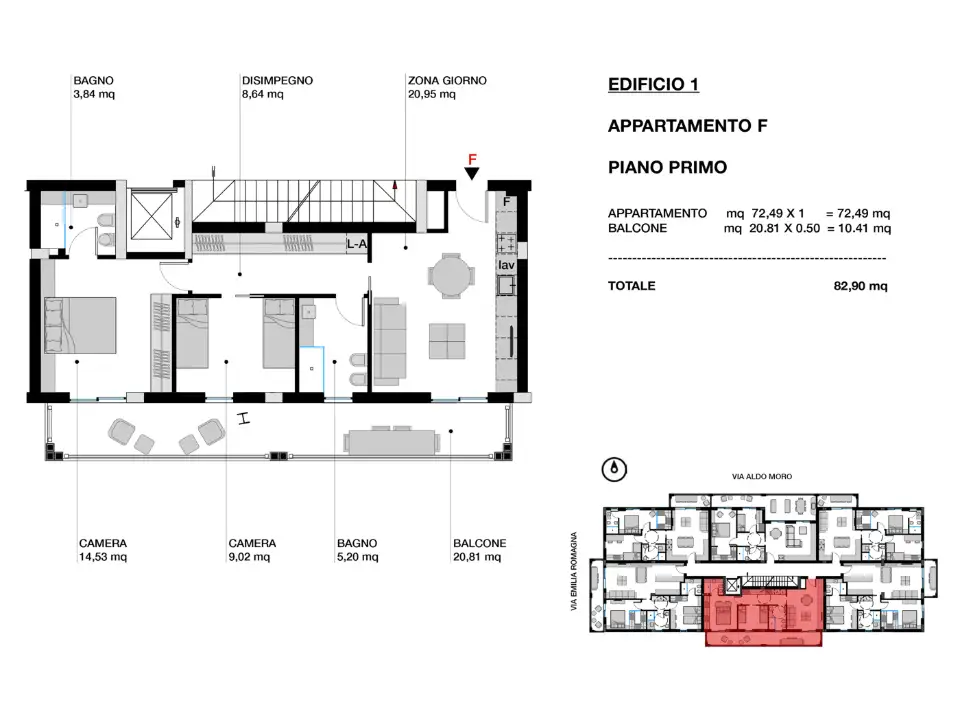 Appartamento - Planimetry 1