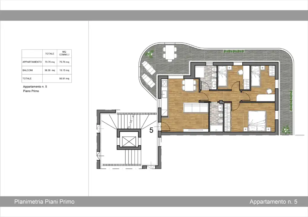 Appartamento - Planimetry 1