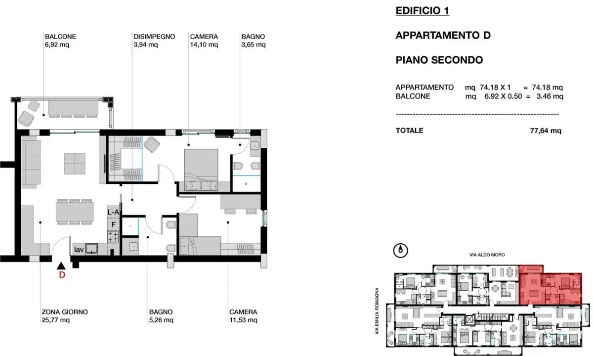 Appartamento - Planimetry 1