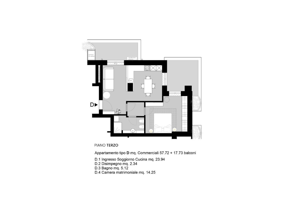 Appartamento - Planimetry 1