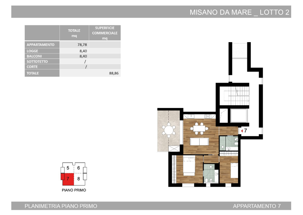 Appartamento - Planimetry 1