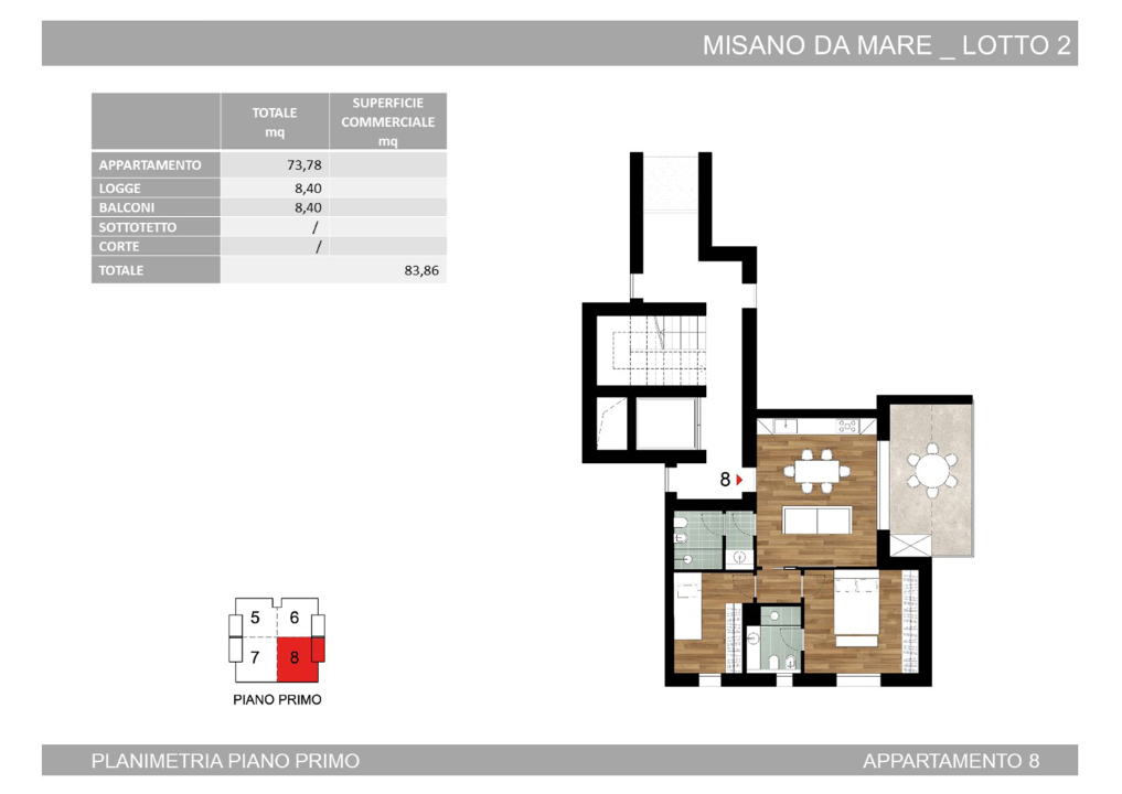 Appartamento - Planimetry 1