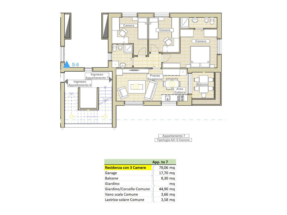 Appartamento - Planimetry 1