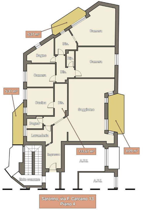 Appartamento - Planimetry 1