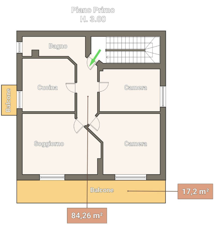 Casa Indipendente - Planimetry 3