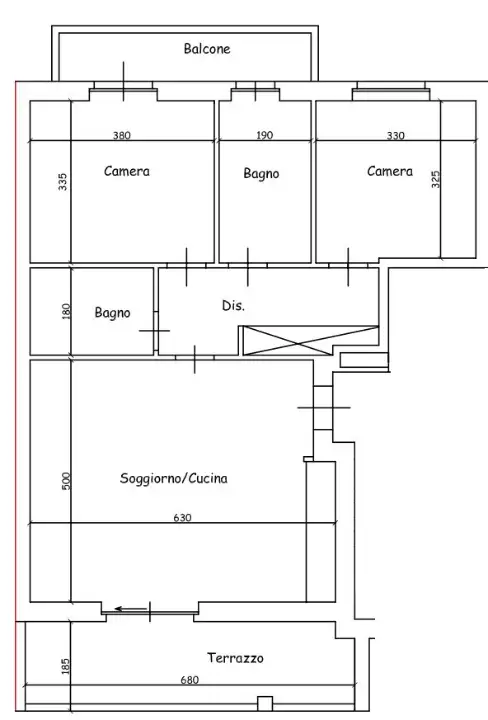Appartamento - Planimetry 1