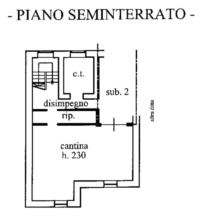 Casa Indipendente - Planimetry 1