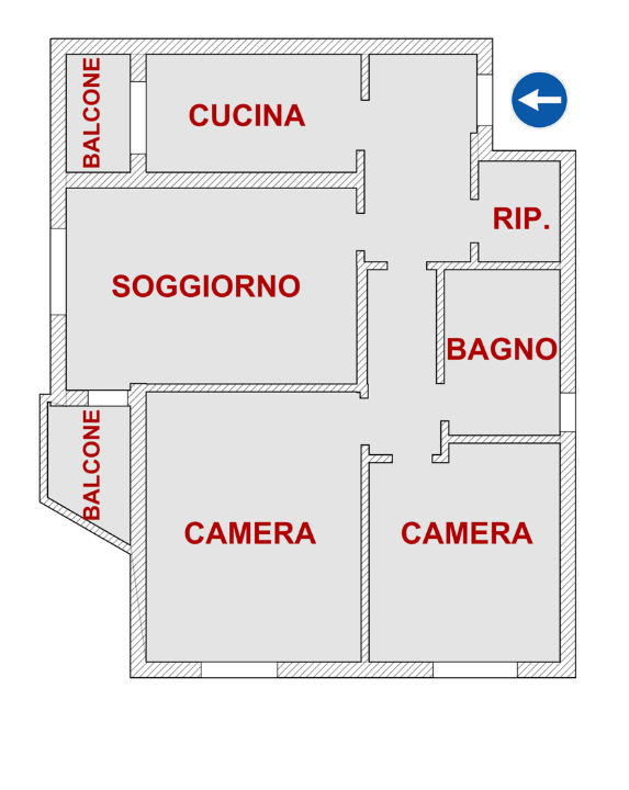 Appartamento - Planimetry 1