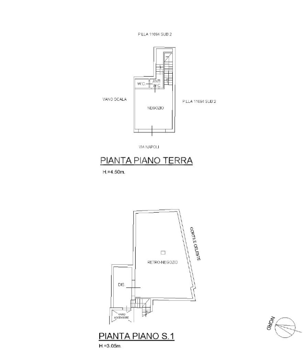 Negozio - Planimetry 1