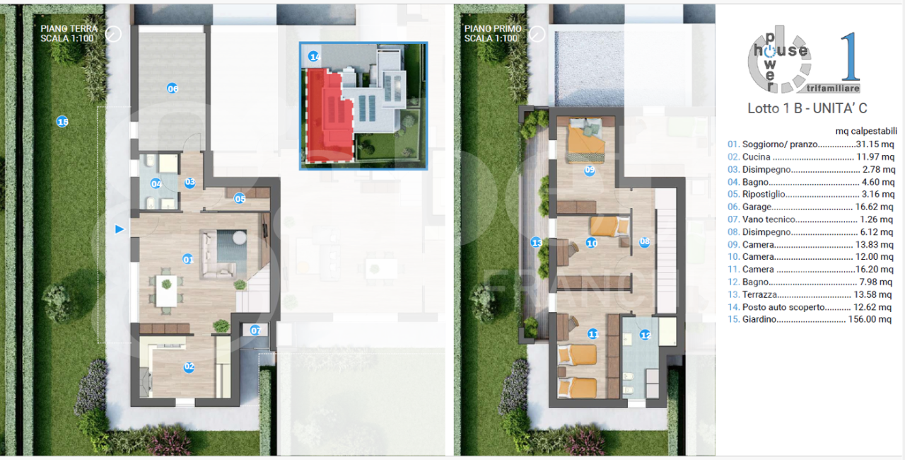 Villa - Planimetry 1