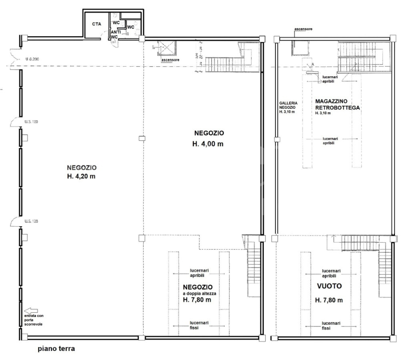 Capannone - Planimetry 1