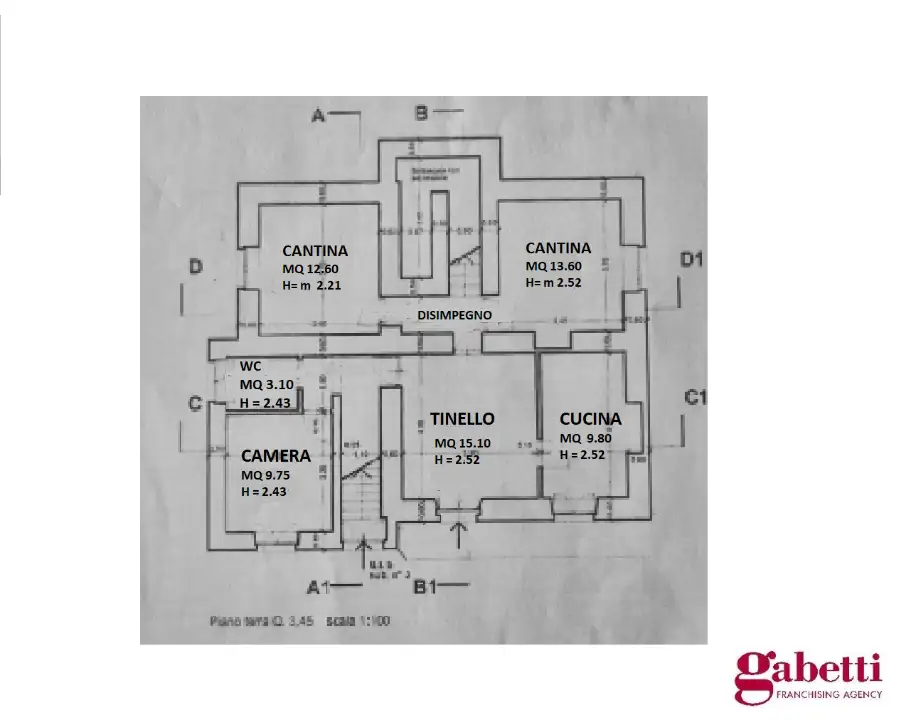Casa Indipendente - Planimetry 1