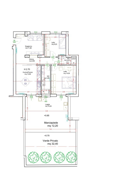 Appartamento - Planimetry 1