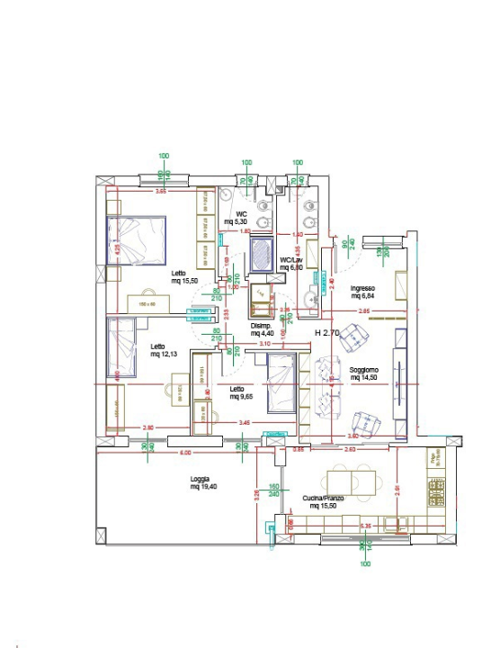 Appartamento - Planimetry 1