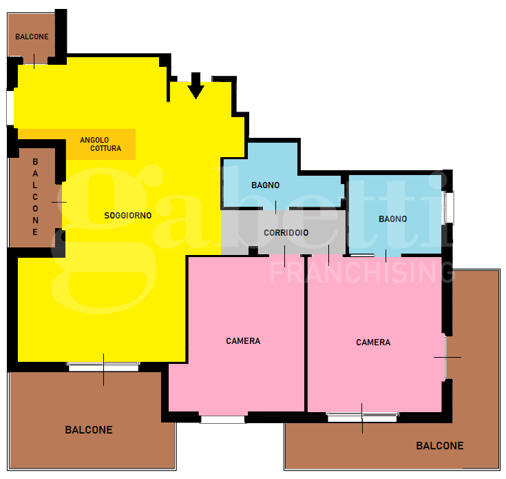 Appartamento - Planimetry 1