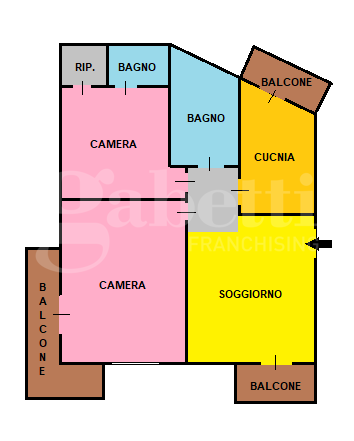 Appartamento - Planimetry 1