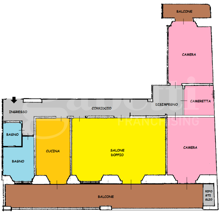 Appartamento - Planimetry 1