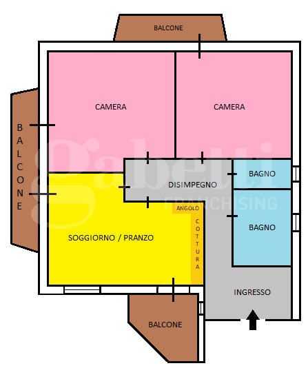 Appartamento - Planimetry 1