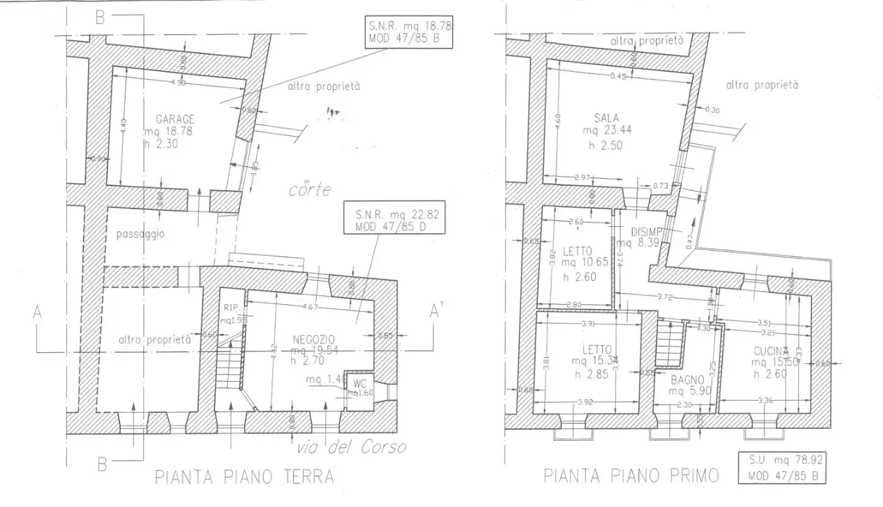 Casa Indipendente - Planimetry 1