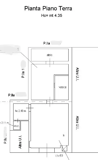 Casa Indipendente - Planimetry 1