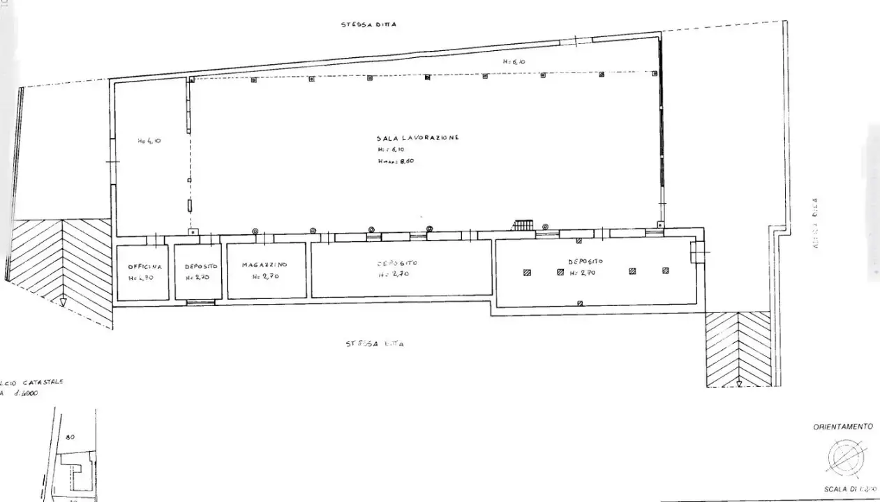 Capannone - Planimetry 1
