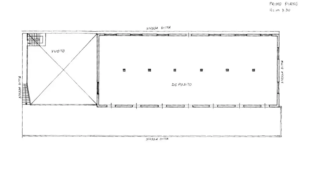 Capannone - Planimetry 3