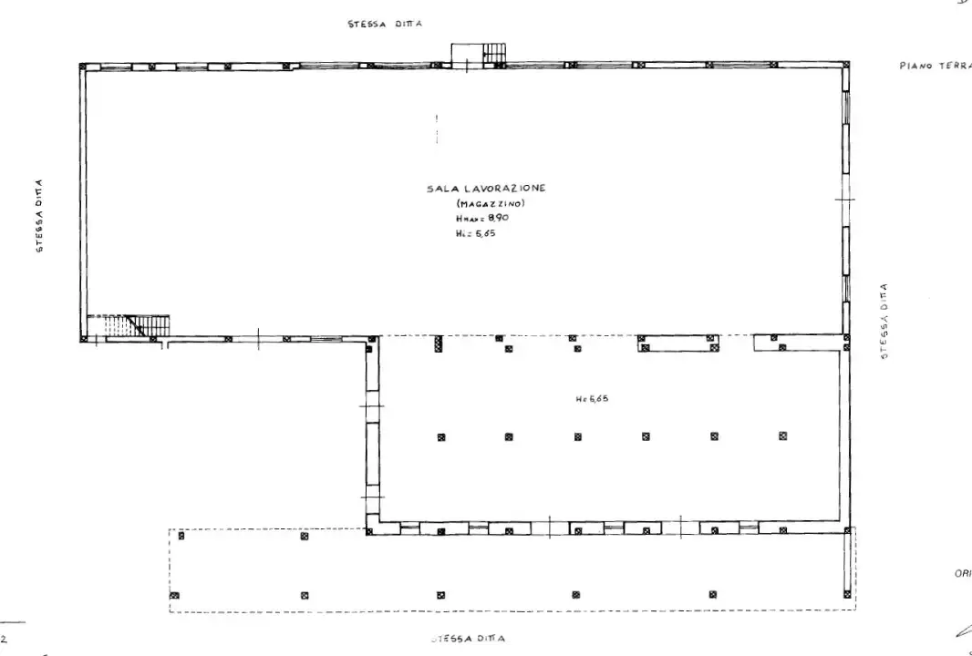 Capannone - Planimetry 2