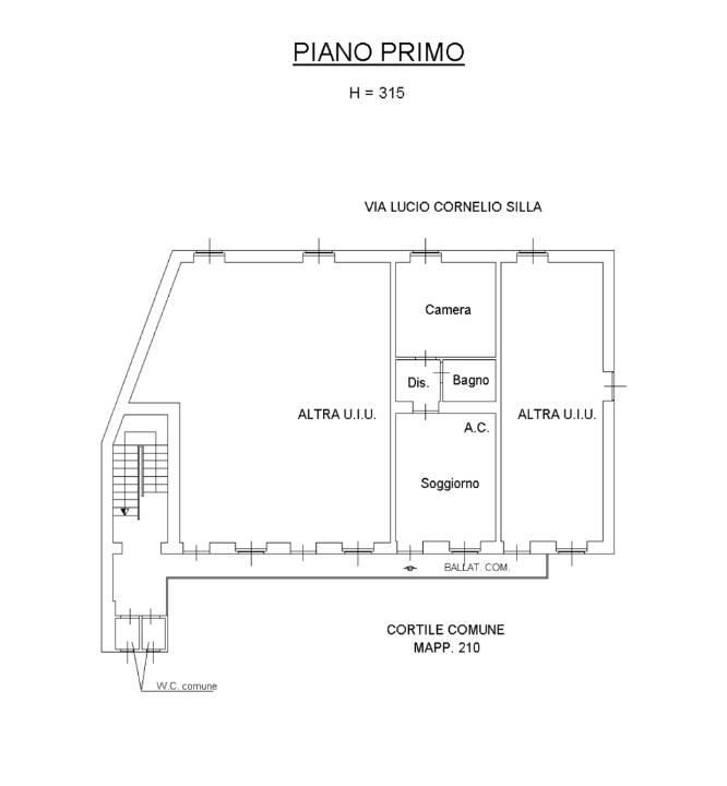 Appartamento - Planimetry 1