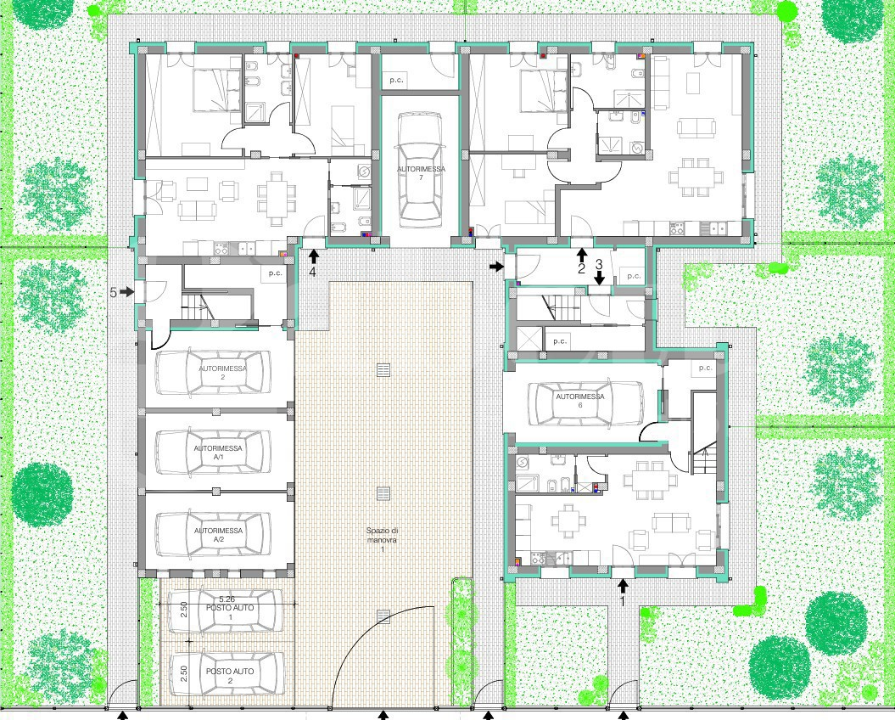 Villa - Planimetry 1