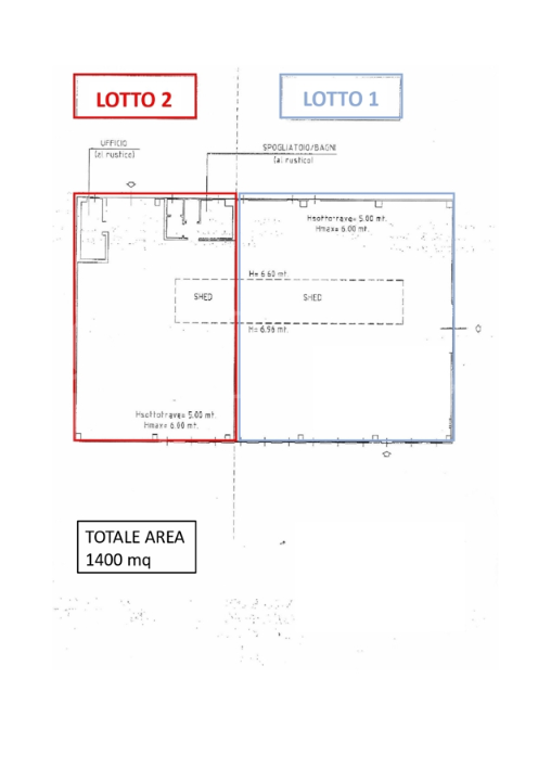 Capannone - Planimetry 1