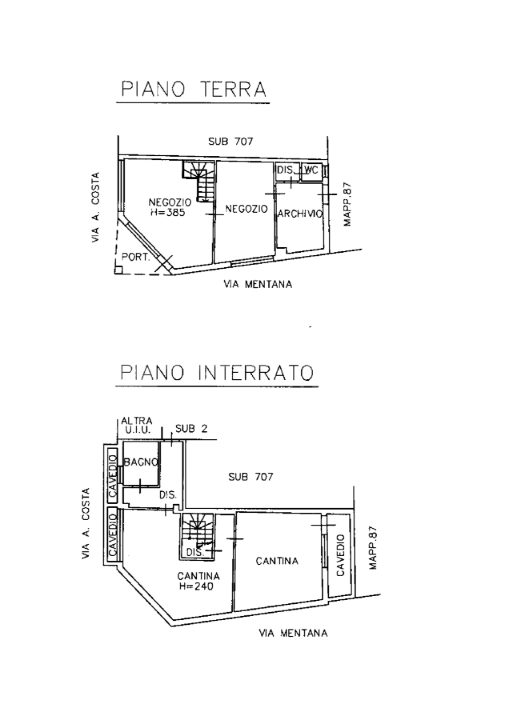 Negozio - Planimetry 1